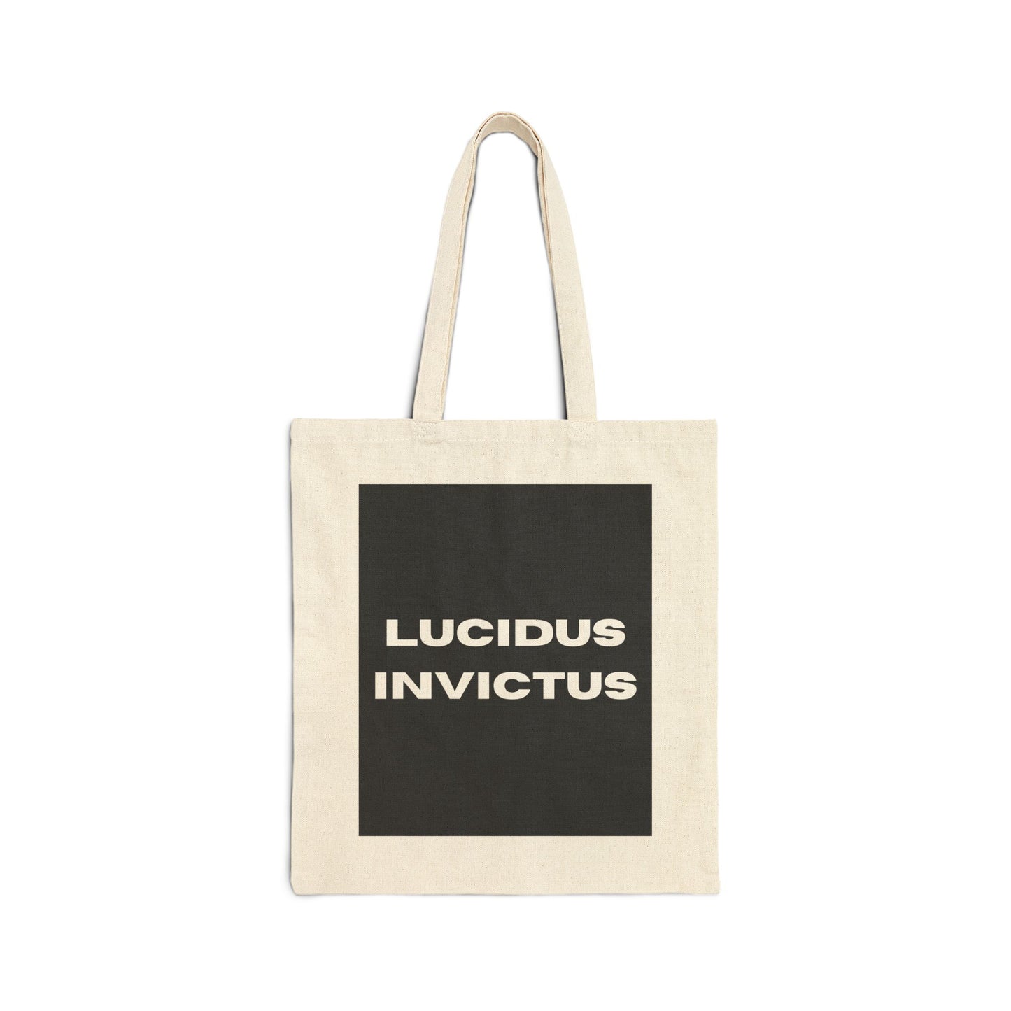 LUCIDUS INVICTUS Cotton Tote Bag