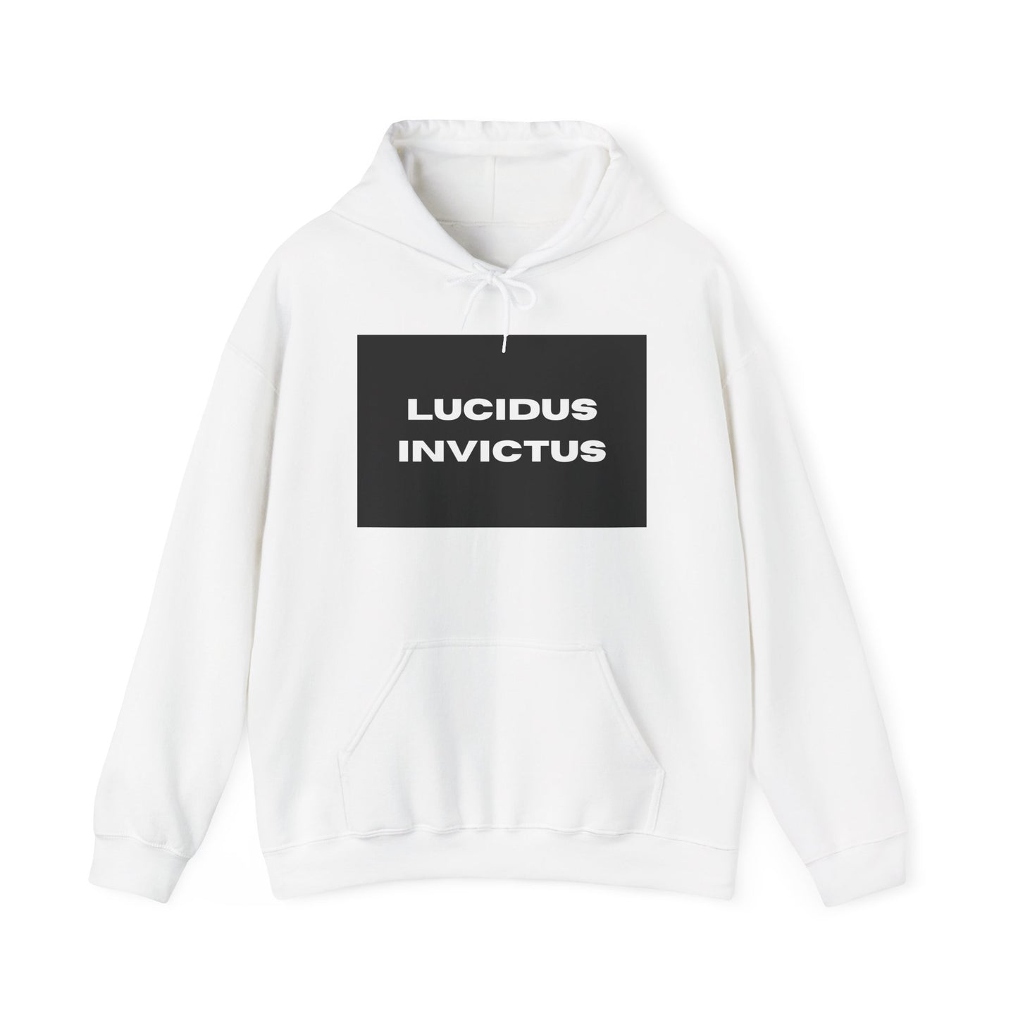 LUCIDUS INVICTUS Resistant Hoodie. Unisex, elegant and versatile, great for any occasion.