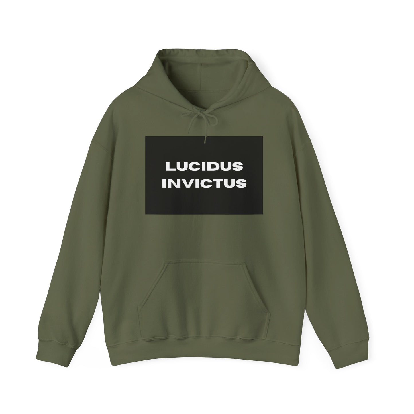 LUCIDUS INVICTUS Resistant Hoodie. Unisex, elegant and versatile, great for any occasion.