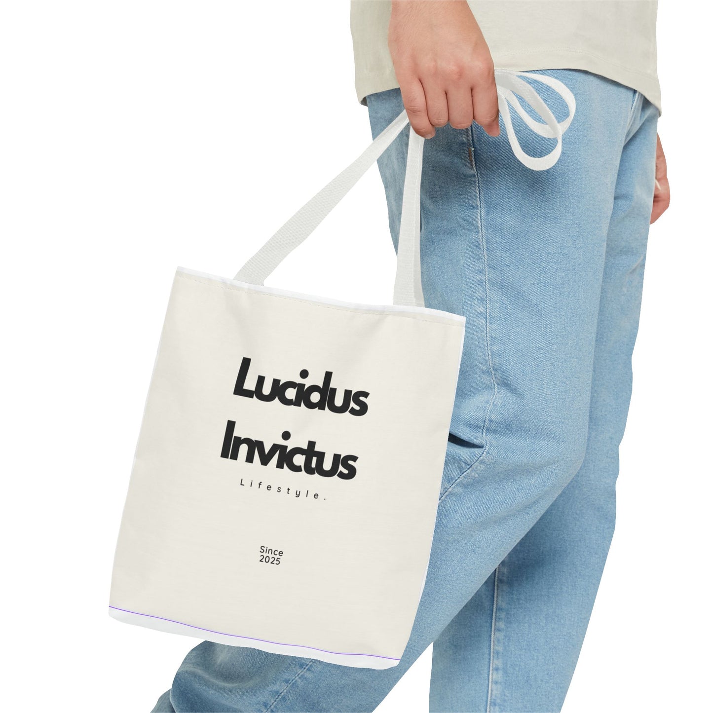 LUCIDUS INVICTUS Tote Bag - Modern Lifestyle Unisex and Stylish.