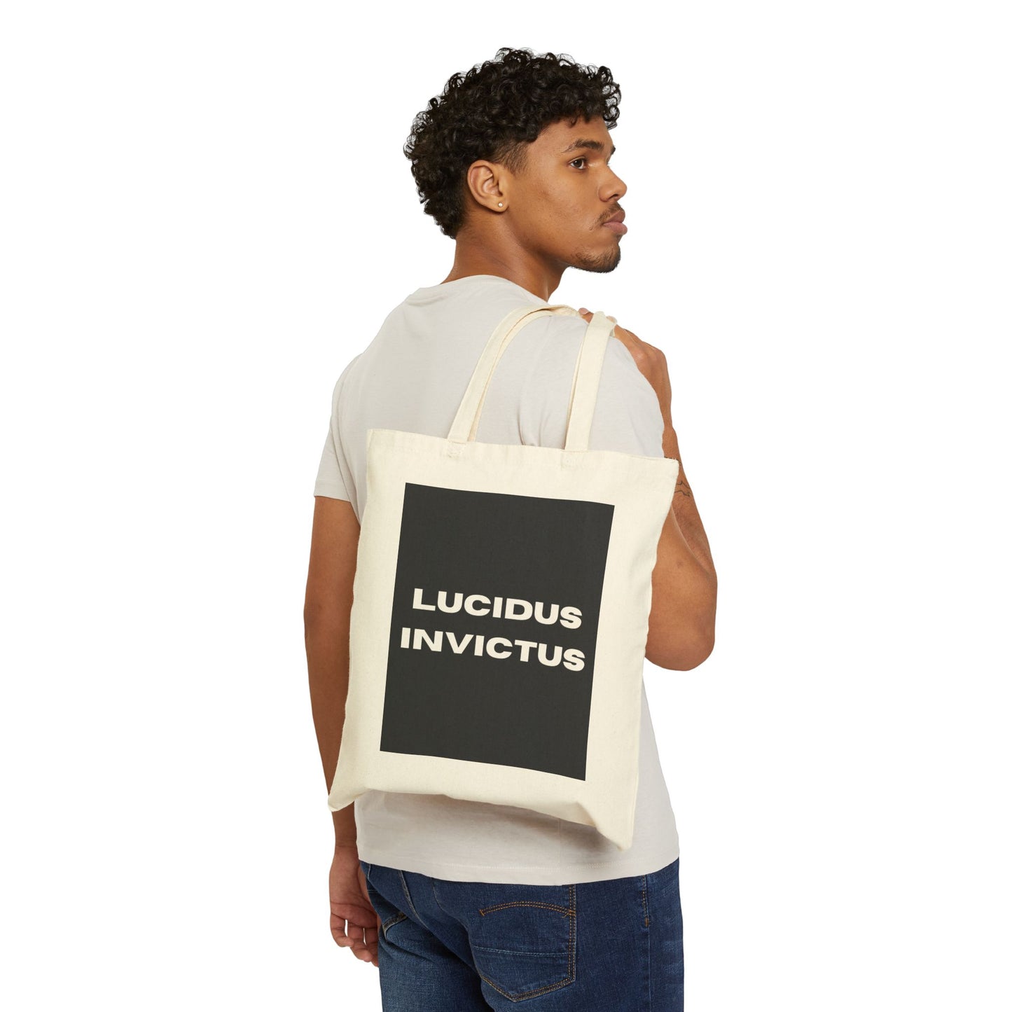 LUCIDUS INVICTUS Cotton Tote Bag