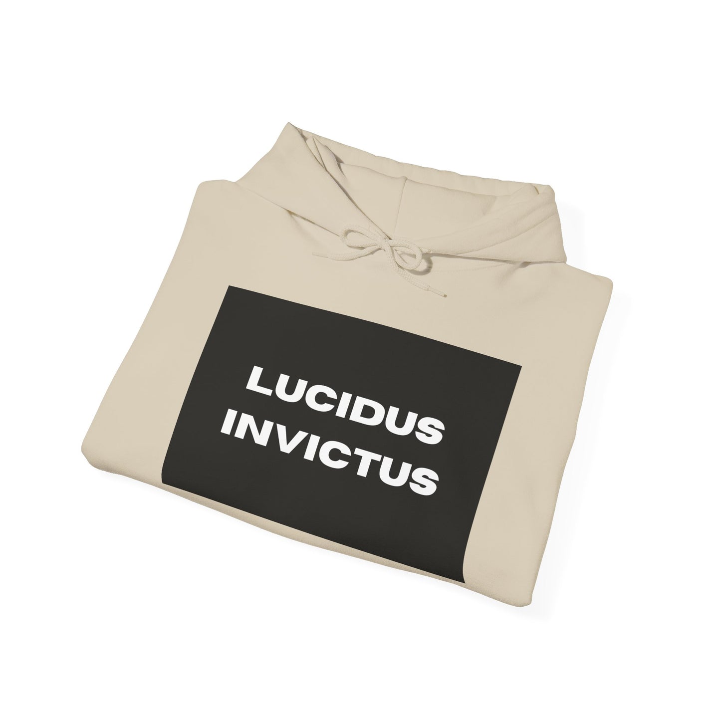 LUCIDUS INVICTUS Resistant Hoodie. Unisex, elegant and versatile, great for any occasion.