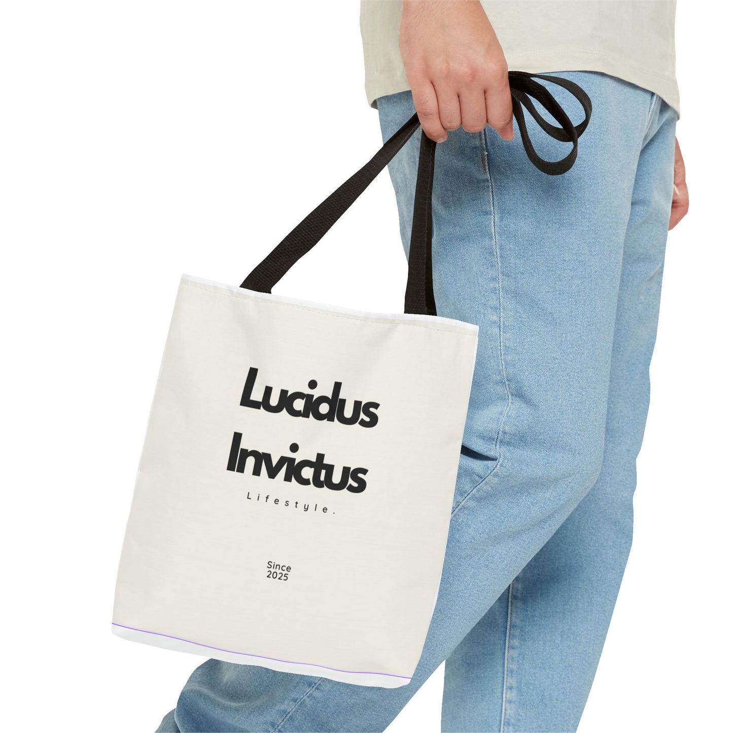 LUCIDUS INVICTUS Tote Bag - Modern Lifestyle Unisex and Stylish.